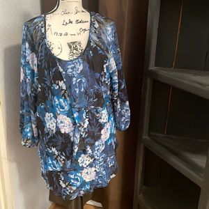 Roz & Ali floral blouse